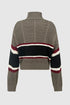 'Zephyr' Knit Striped Turtleneck Sweater - Celes Fashion